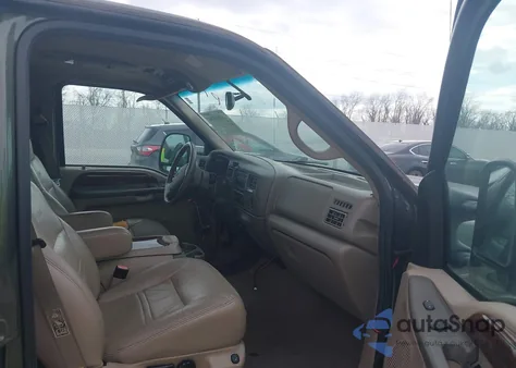 2001 Ford Excursion Limited из США, поврежденный, VIN 1FMNU42S41EB01056